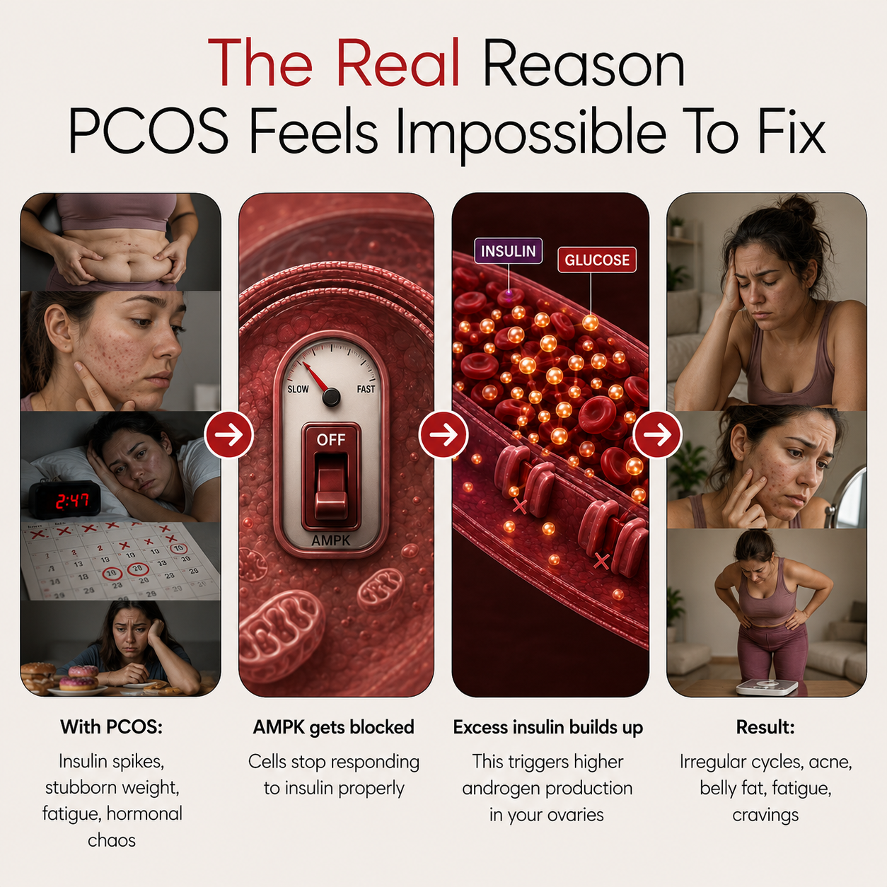 New Maximum Potency Formula - PCOS/PMOS Metabolic Support Drops by Rejuva Labs™