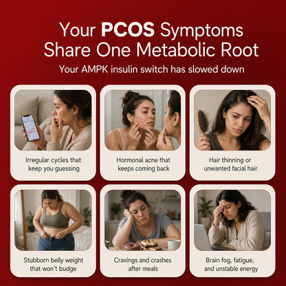 New Maximum Potency Formula - PCOS/PMOS Metabolic Support Drops by Rejuva Labs™