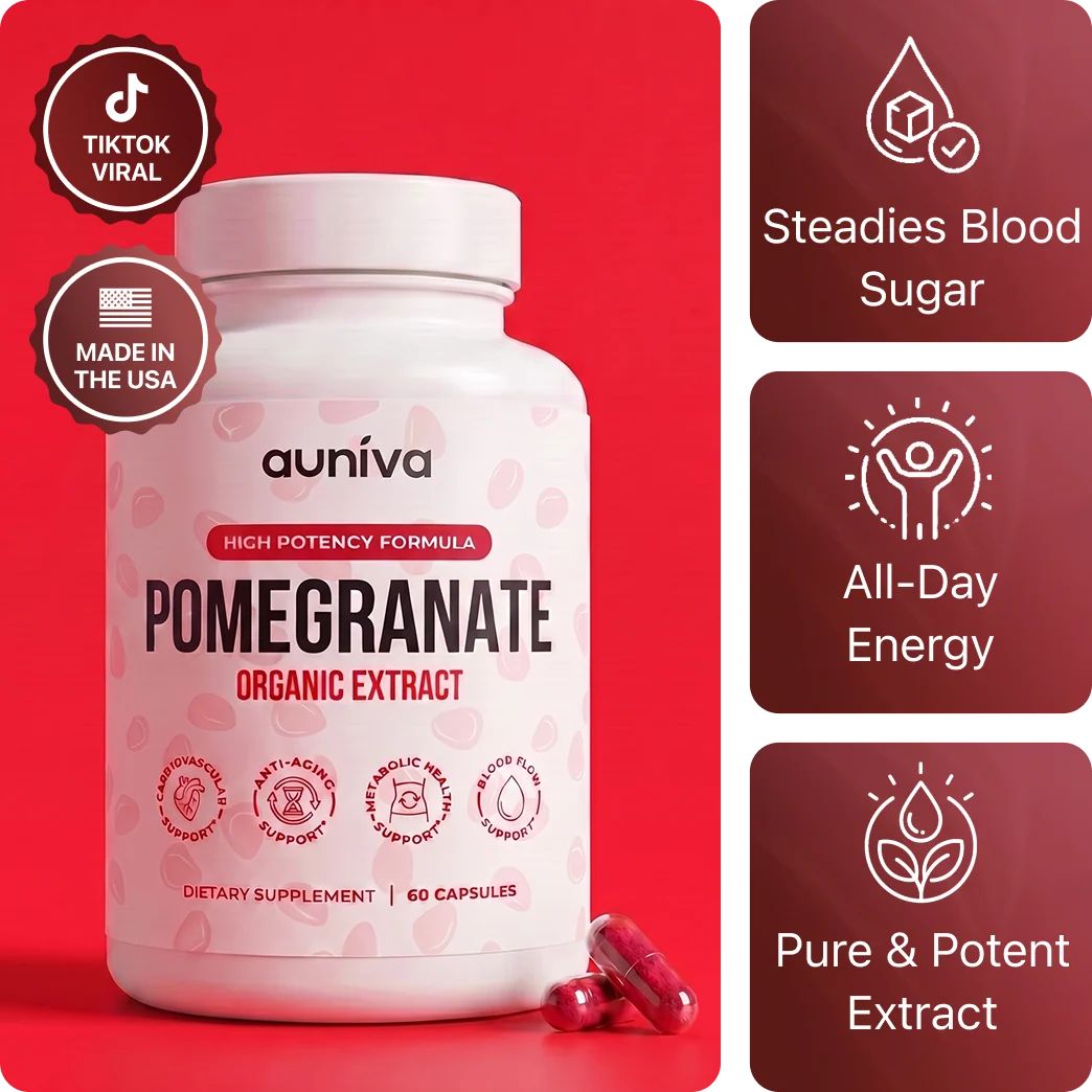 Organic Pomegranate Extract Capsules by Rejuva Labs™