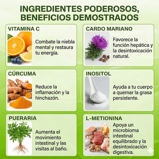 Nueva Fórmula Mejorada - Cápsulas de Cardo Mariano de Renova™