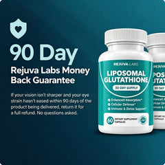 Rejuva Labs Liposomal Glutathione 1,000mg Capsules – Naturally Protects Your Eye Cells And Restores Sharp, Clear Vision